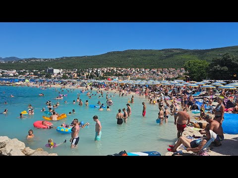 Selce Croatia Walking tour 4k 🇭🇷 Selce Spaziergang bis Crikvenica