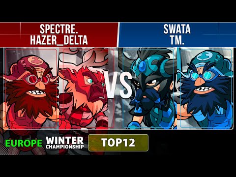 Spectre. & Hazer_Delta VS Swata & TM. - Top 12 - EU - Brawlhalla Winter Championship 2022