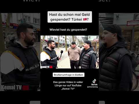 😂 wenn man sein Hemşo trifft | Umfrage in Gießen #kemaltv #umfrage #straßenumfrage #gießen #geld