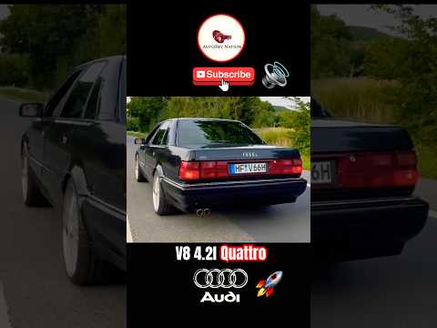 Audi V8 Quattro — Classic Power 🔥 #audi #v8 #quattro
