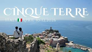 旅行VLOG:イタリア🇮🇹チンクエテッレ|2026/04|2泊3日|世界遺産の崖の街