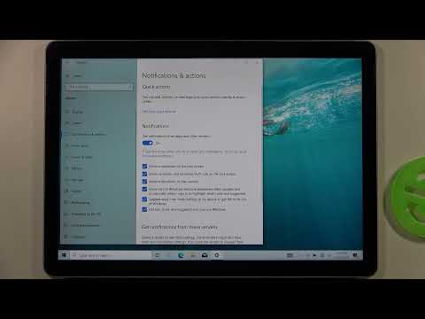How to Enable/Disable Notifications on MICROSOFT Surface Go 2 – Manage Notification Settings