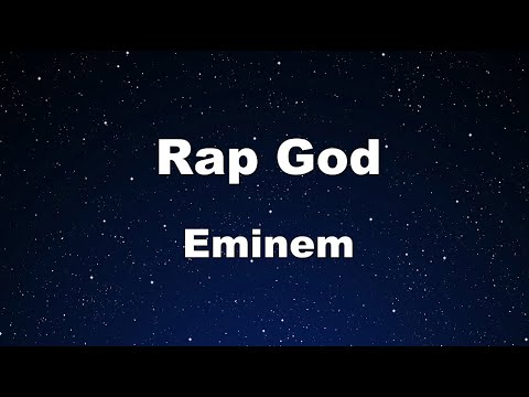 Karaoke♬ Rap God - Eminem 【No Guide Melody】 Instrumental