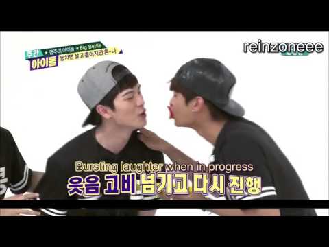 Weekly Idol BIG BYUNG Paper Game BTOB Sungjae,VIXX N,Hyuk, GOT7 Jackson