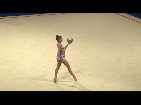 Agnessa Pavlova - Junior - Ball - 2019 British Rhythmic Championships