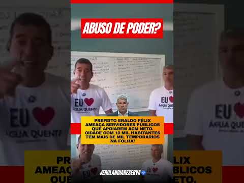 🚨 ESCÂNDALO EM ÉRICO CARDOSO! 🚨