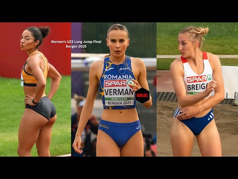 Women's U23 Long Jump Final 2025 #femaleathletes #womenslongjump