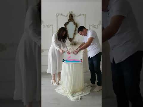 Gender reveal party idea💙❤️ #genderreveal #genderrevealparty