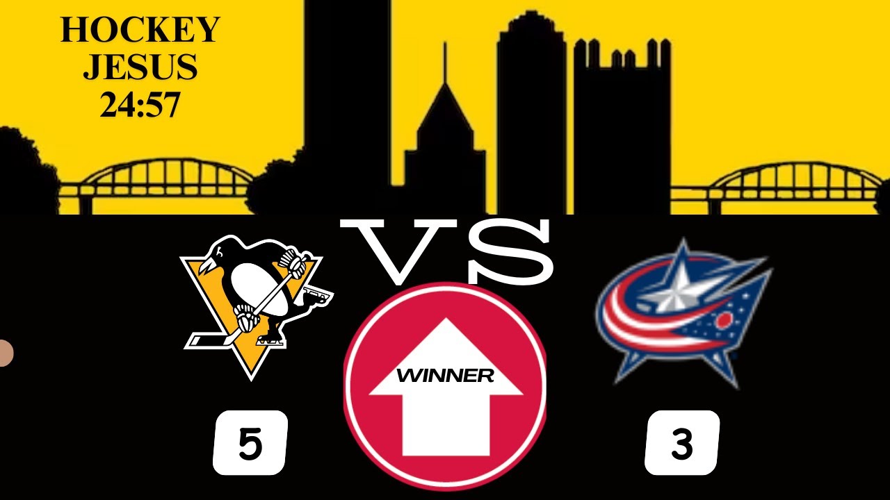 Hockey Jesus Game 60 - PENS v CBJ