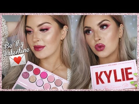 VALENTINES MAKEUP TUTORIAL 💌 Trying KYLIE COSMETICS New Collection Video