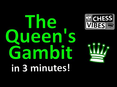 The Queen's Gambit chess opening explained in 3 minutes by a national chess master!