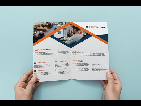 How to create a bi fold brochure in adobe illustrator online