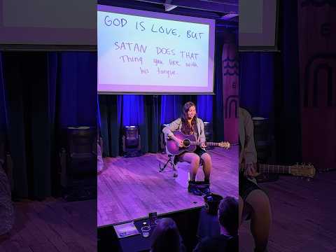 turning bathroom graffiti into song lyrics (and then a whole musical) #bathroomgraffiti #funny