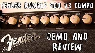 Video thumbnail for Fender Rumble 500 V3 Combo Bass Amp Demo & Review by Matt The Guitar Guy