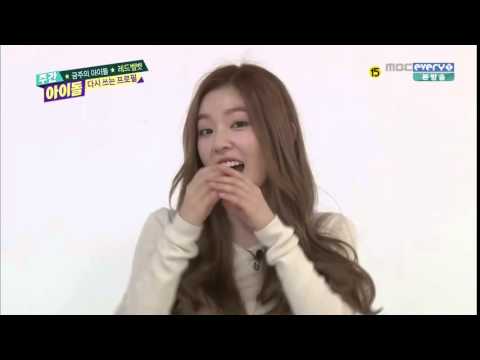 150923 Weekly Idol Red Velvet Irene Aegyo song cut