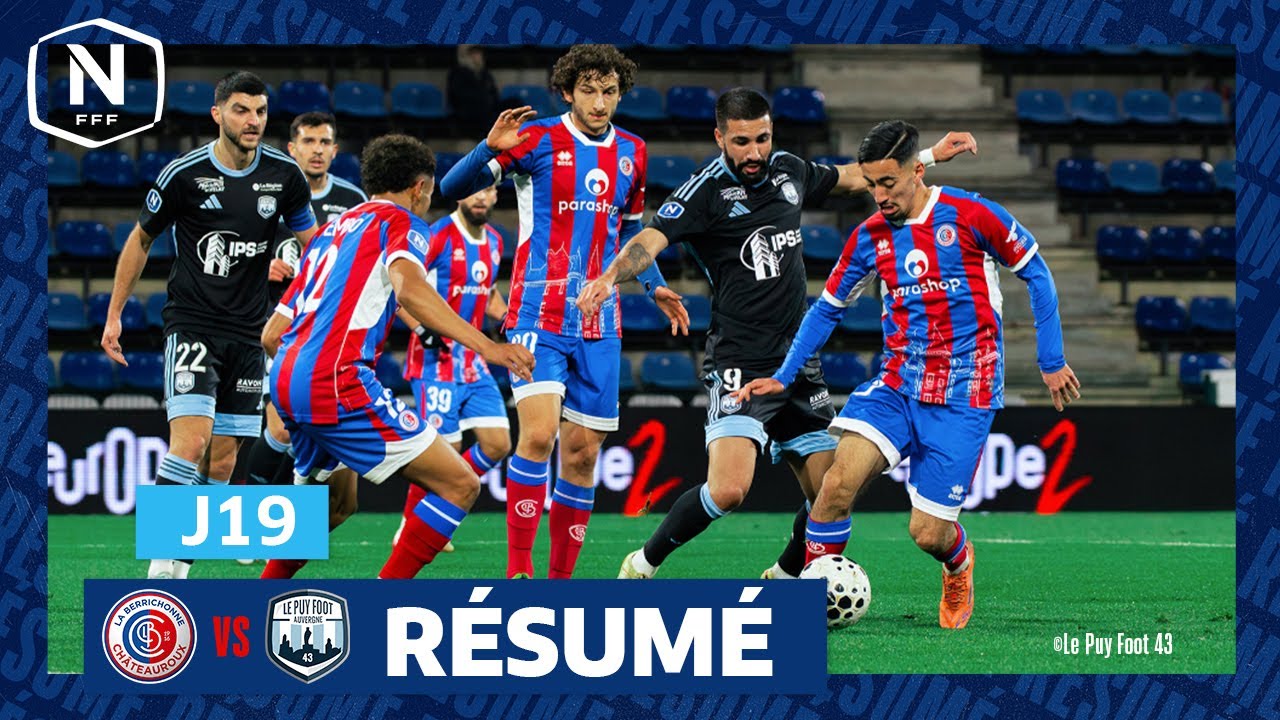 Châteauroux vs Le Puy Foot 43 Auvergne Highlights