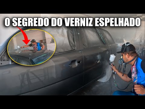 O SEGREDO DA DILUIÇÃO E DUAS DEMÃOS DE VERNIZ ESPELHADO- VERNIZ LISO  ISSO NINGUÉM CONTA!
