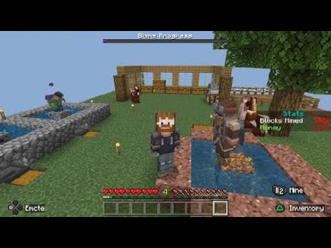 Building a House! Episode #5-One Block-Minecraft Multiplayer
