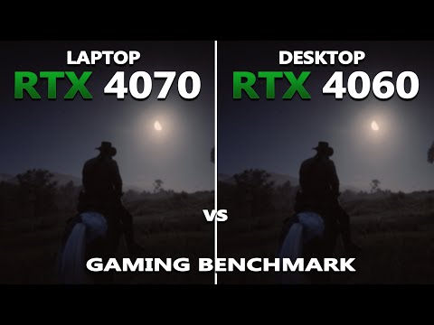 DESKTOP RTX 4060 vs LAPTOP RTX 4070 Gaming Benchmark Test | Tested on 10 Games |