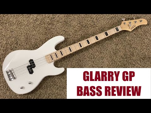 Glarry GP Electric Bass Guitar Without Pickguard Burlywood image 11