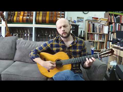 1907 Enrique Garcia Classical Guitar with Tornavoz No. 81 French Polish image 22