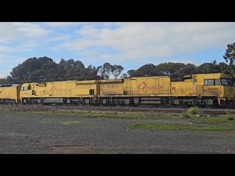 5MP1 down Aurizon Superfreighter (2x ACDs, ALF), Melbourne to Port Flat, 0900, 4/9/25, Horsham VIC 