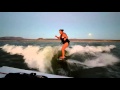 Wakesurfing With Blood Moon Eclipse 9 27 15 At Elephant Butte Lake