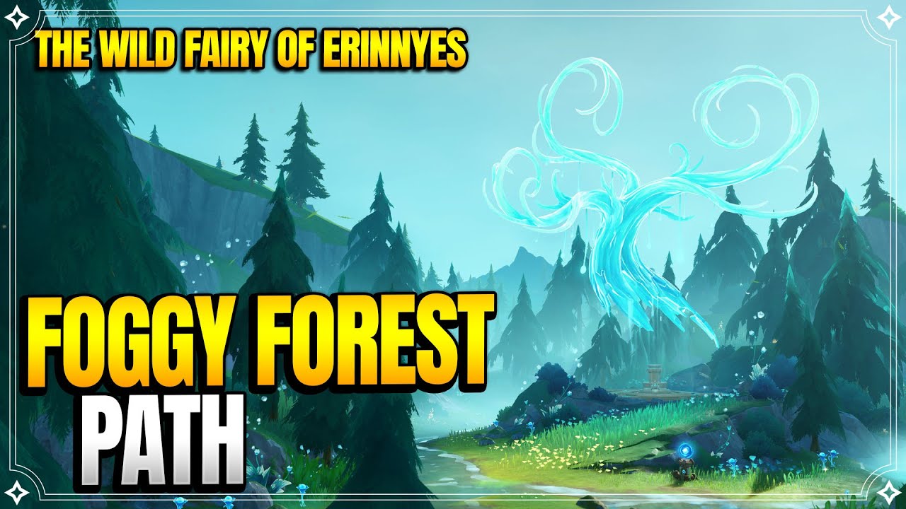 Foggy Forest Path | The Wild Fairy of Erinnyes | World Quests & Puzzles |【Genshin Impact】