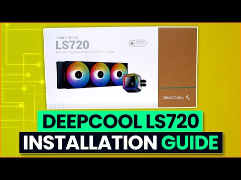 Aušintuvas Deepcool LS720 A-RGB CPU Liquid Cooler video
