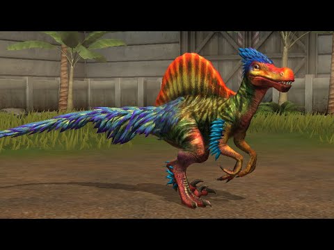 spinoraptor max level - Jurassic world the game