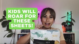 CGK Kids Dinosaur Queen 4 Piece Sheet Set Review