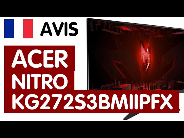 Vídeo relacionado con Acer Nitro KG272G (60cm 27" FHD ZeroFrame IPS 200Hz 16:9 1ms/0.5ms(GTG, Min.) 250nits 2xHDMI DP MM Audio out HDR10 FreeSync Premium EU MPRII Black H.Cable x1 AMZ DI) Monitor PC Gaming, Color Negro