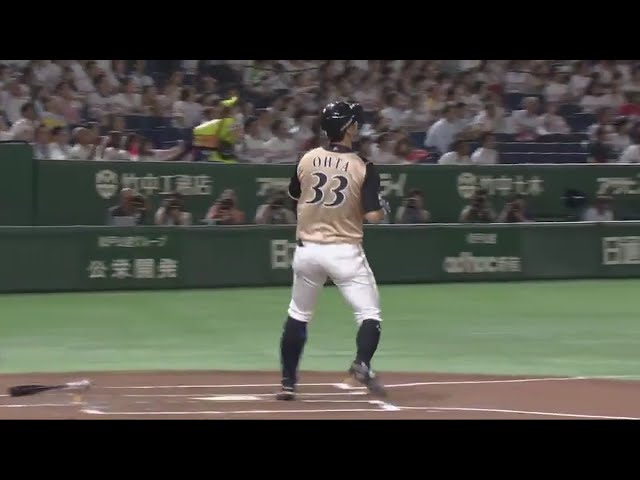 【2回表】ファイターズ・大田 大きく高々と舞い上がる11号2ラン!! 2017/7/31 H-F