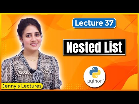 Python Nested Lists Python Programming Coding
