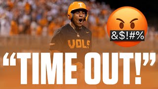Tennessee’s Christian Moore Begs for Timeout