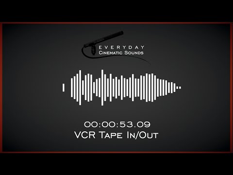 VHS Tape In/Out of VCR | HQ Sound Effects