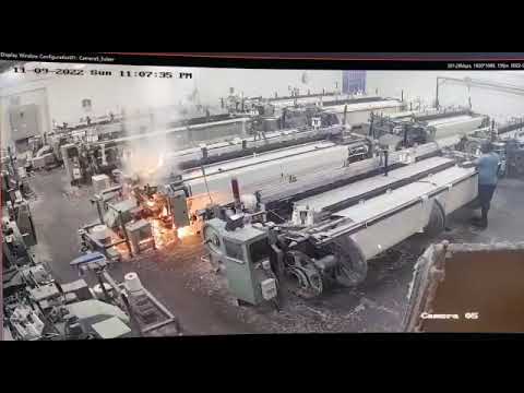 sulzer Loom fire accident