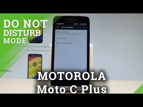 How to Use Do Not Disturb in MOTOROLA Moto C Plus |HardReset.Info