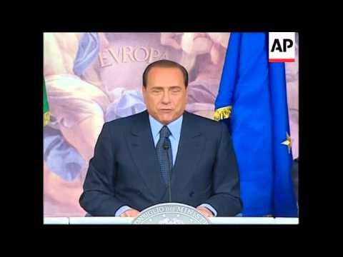 Berlusconi claiming the magistrate is out to get him