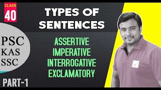 Types of sentences | Declarative, Imperative, Interrogative & Exclamatory I By  Jafar Sadik