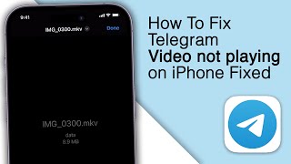 How to Fix Telegram Video Is Not Playing on iPhone! [2023]