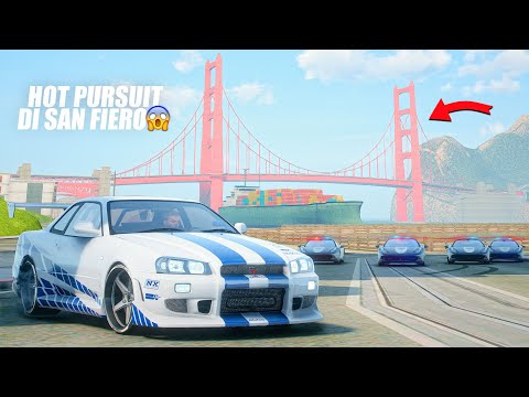 HOT PURSUIT ! PERJALANAN MENUJU LOS SANTOS !! GTA 5 ROLEPLAY