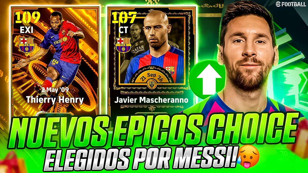 Fin de Mantenimiento eFootball🚨Otro Modo Champions Ship🎁Messi Epic Choice (ELECCION)✅LLEGA HENRY?🤔