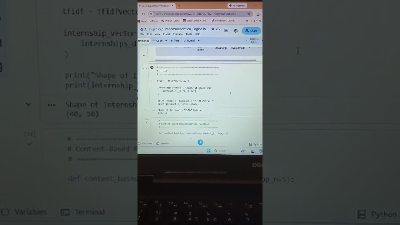 Task Submission - DAS002712 - Recommendation Engine