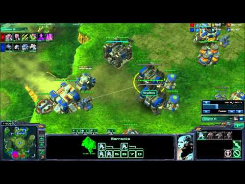 SC2 Replays TvZ Quick Battle Cruiser to Mass Maurader - EPIC! Part 1 of 2
