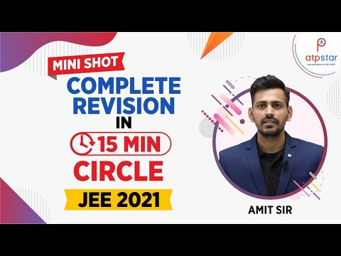 Mini Shot | Revise in 15 Min | Circle | Coordinate Geometry | JEE 2022 |  ATP STAR