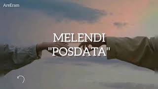 Posdata - Melendi - lyrics / Letra