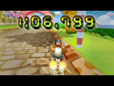 【MKW CR】GCN Peach Beach (Glitch) - 1:06.799