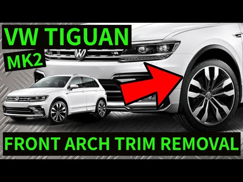 VW TIGUAN MK2 - How To Remove Front Plastic Arch Trim Removal