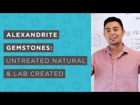 Alexandrite Gemstones | Untreated Natural and Lab-Created